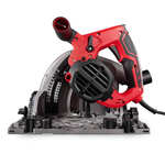 Пила циркулярная погружная мощностью 1400 Вт с регулировкой оборотов, размером диска до 165 мм и направляющей шиной