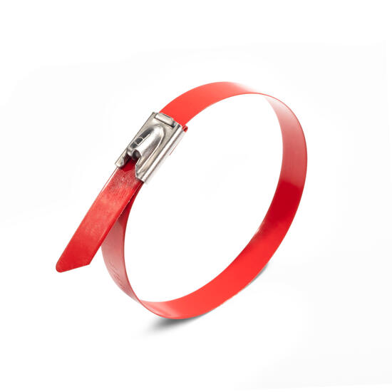 Стяжки крепежные из нержавеющей стали AISI 316 с полимерным покрытием